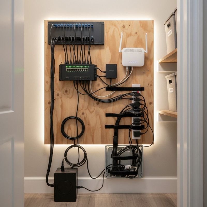 Ethernet Cable Installation detail